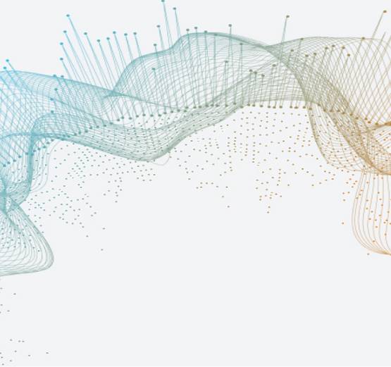 Abstract image of fragmented data content.