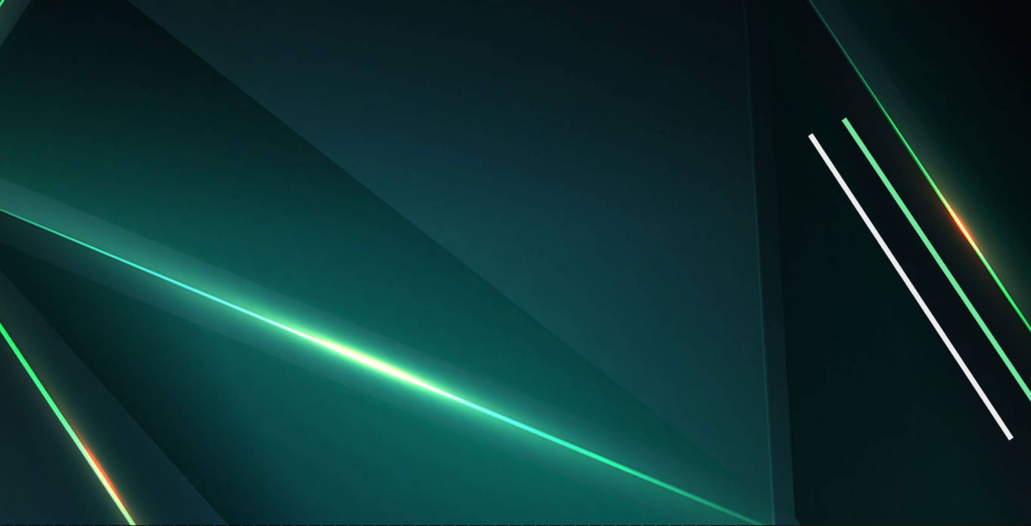  Abstract image featuring crossover lines highlighted in green